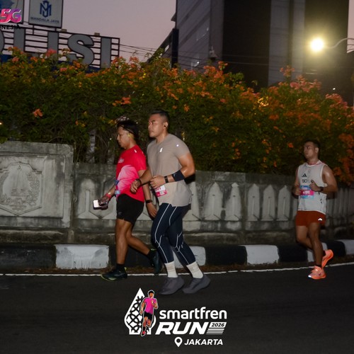 Race photo from SMARTFREN RUN 2026
