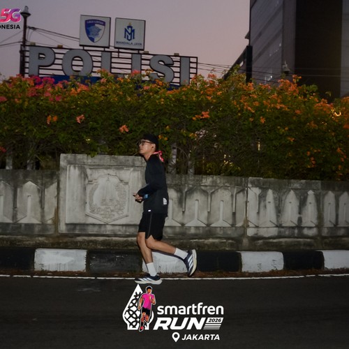 Race photo from SMARTFREN RUN 2026