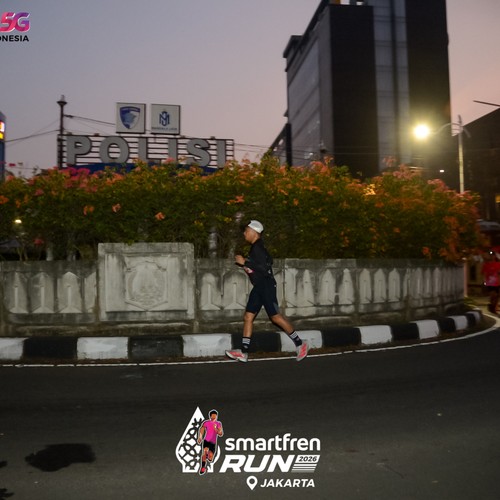 Race photo from SMARTFREN RUN 2026