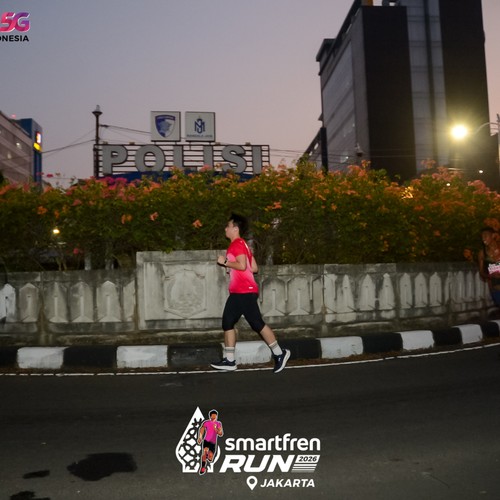 Race photo from SMARTFREN RUN 2026