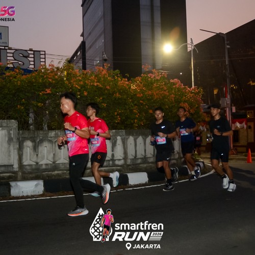 Race photo from SMARTFREN RUN 2026