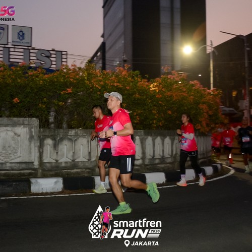 Race photo from SMARTFREN RUN 2026