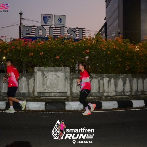 Race photo from SMARTFREN RUN 2026