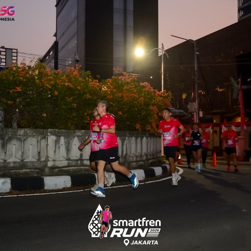 Race photo from SMARTFREN RUN 2026