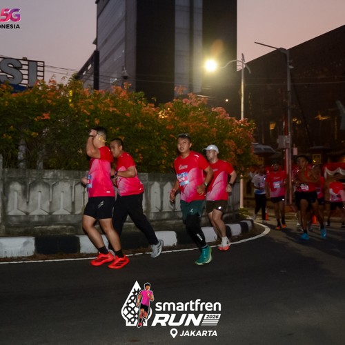 Race photo from SMARTFREN RUN 2026