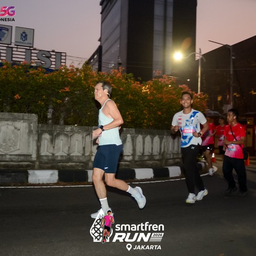 Race photo from SMARTFREN RUN 2026