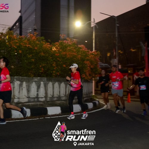 Race photo from SMARTFREN RUN 2026