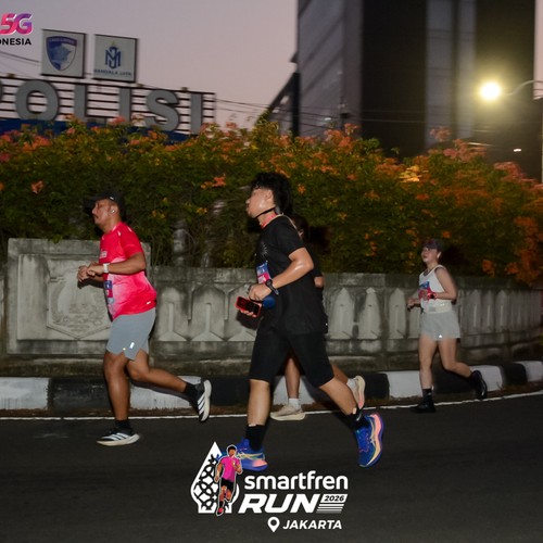 Race photo from SMARTFREN RUN 2026