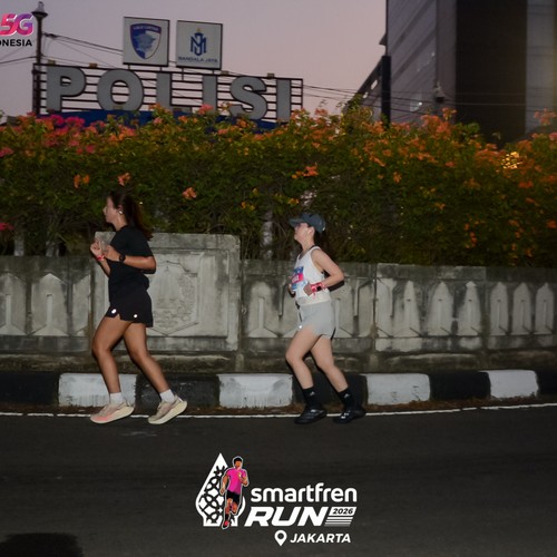 Race photo from SMARTFREN RUN 2026