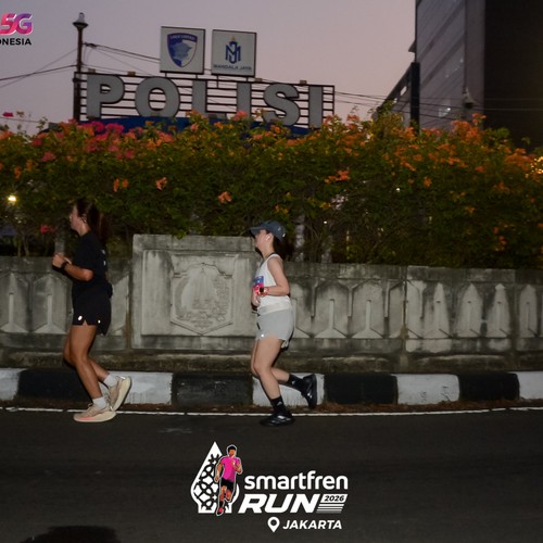 Race photo from SMARTFREN RUN 2026