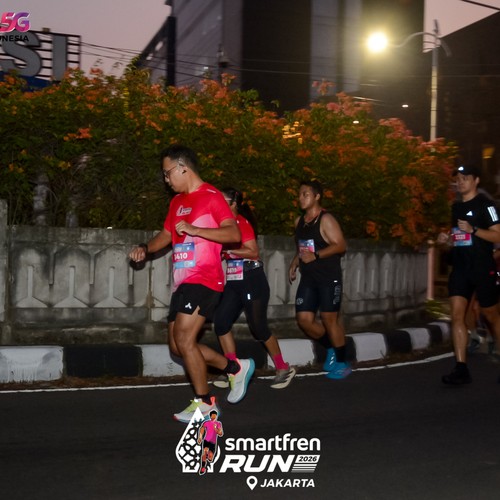 Race photo from SMARTFREN RUN 2026