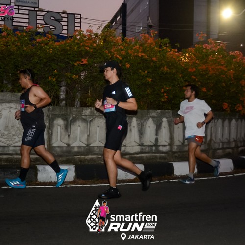 Race photo from SMARTFREN RUN 2026