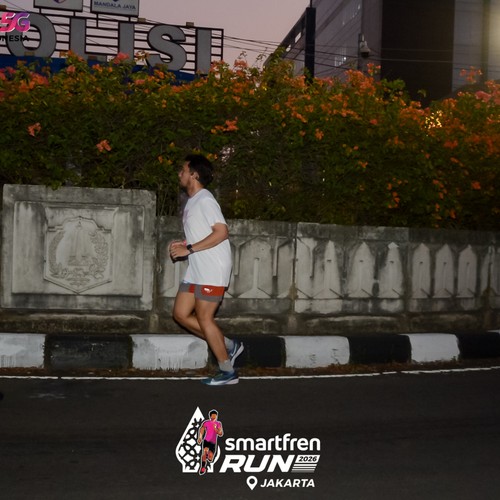 Race photo from SMARTFREN RUN 2026