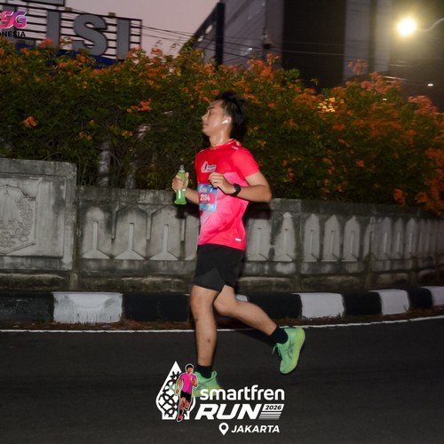 Race photo from SMARTFREN RUN 2026