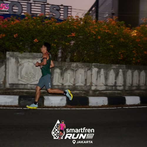 Race photo from SMARTFREN RUN 2026
