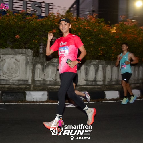 Race photo from SMARTFREN RUN 2026