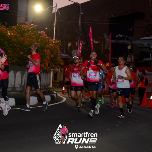Race photo from SMARTFREN RUN 2026