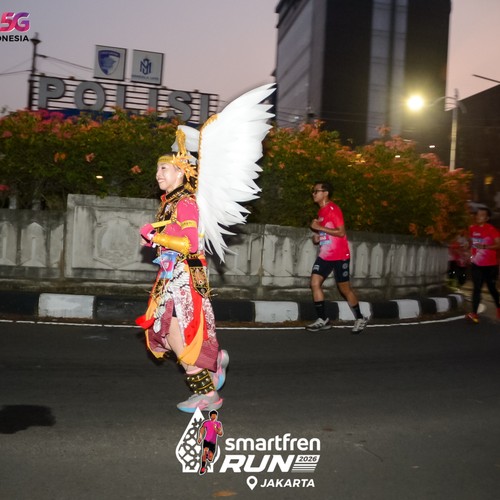 Race photo from SMARTFREN RUN 2026