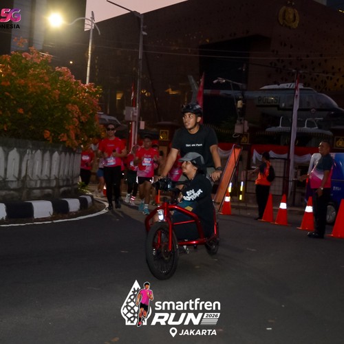 Race photo from SMARTFREN RUN 2026