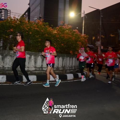 Race photo from SMARTFREN RUN 2026