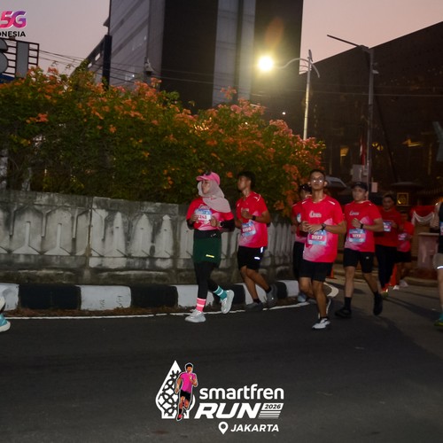 Race photo from SMARTFREN RUN 2026