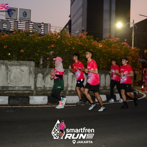 Race photo from SMARTFREN RUN 2026