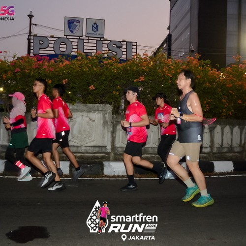 Race photo from SMARTFREN RUN 2026