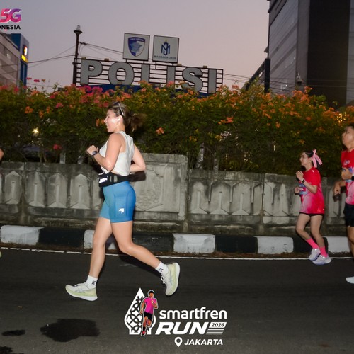 Race photo from SMARTFREN RUN 2026