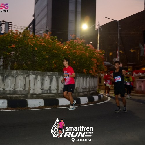 Race photo from SMARTFREN RUN 2026