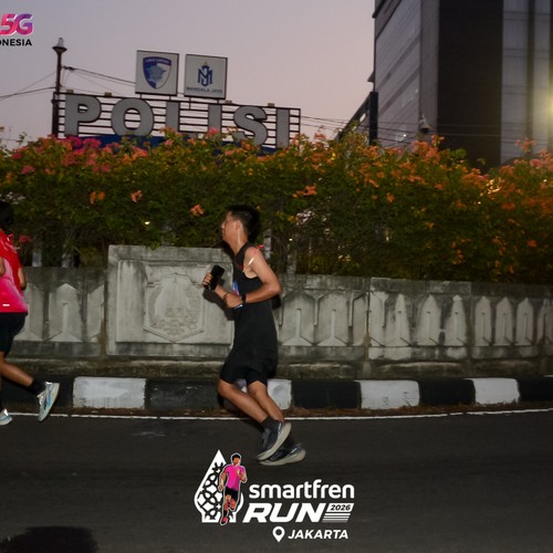 Race photo from SMARTFREN RUN 2026
