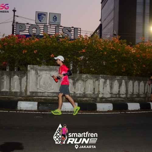 Race photo from SMARTFREN RUN 2026