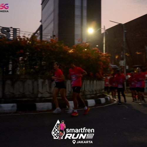 Race photo from SMARTFREN RUN 2026