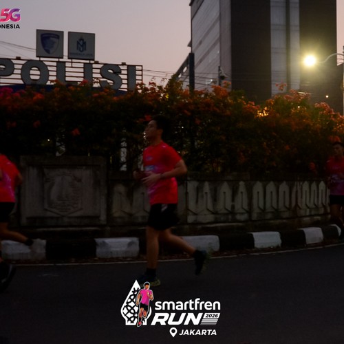 Race photo from SMARTFREN RUN 2026