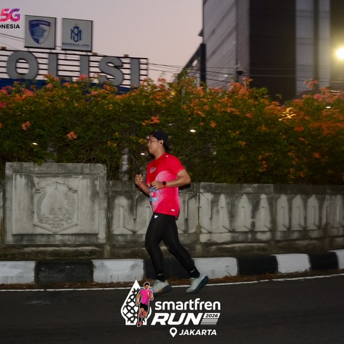 Race photo from SMARTFREN RUN 2026