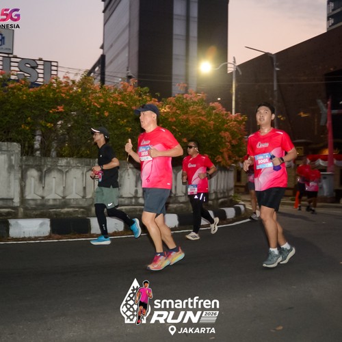 Race photo from SMARTFREN RUN 2026