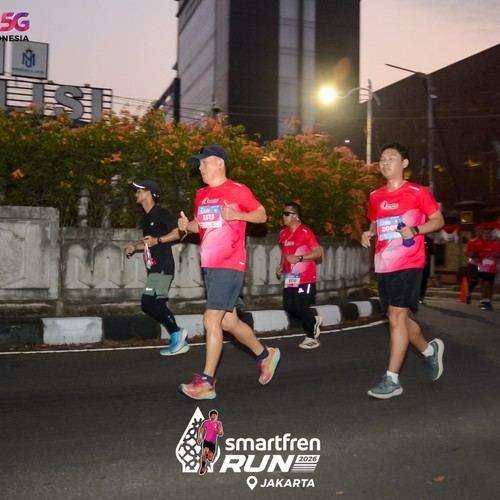 Race photo from SMARTFREN RUN 2026