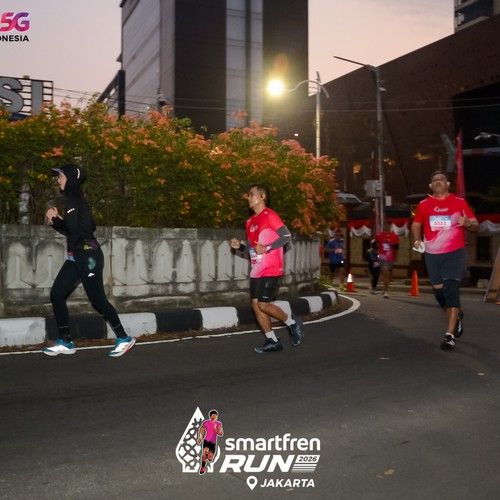 Race photo from SMARTFREN RUN 2026
