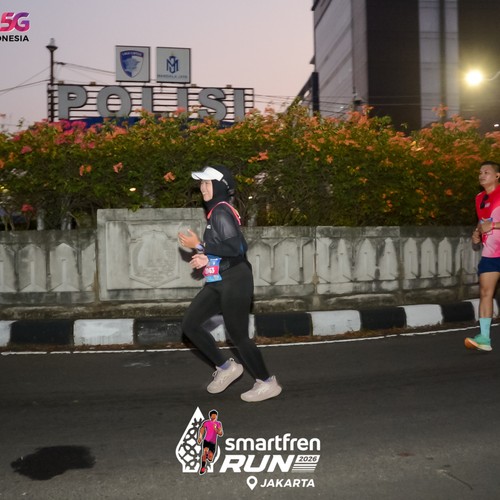 Race photo from SMARTFREN RUN 2026
