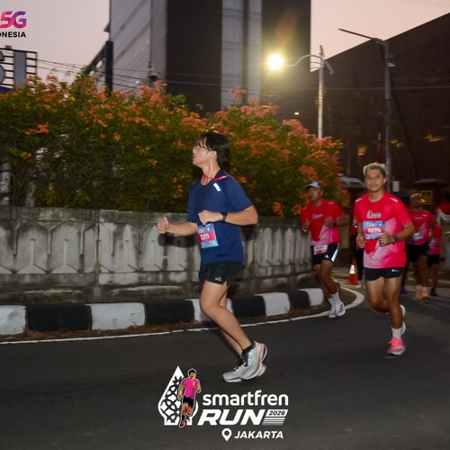 Race photo from SMARTFREN RUN 2026