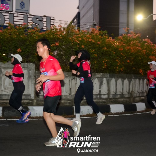 Race photo from SMARTFREN RUN 2026
