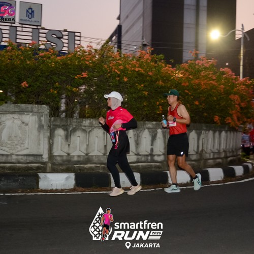 Race photo from SMARTFREN RUN 2026