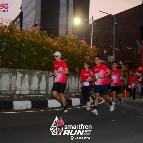 Race photo from SMARTFREN RUN 2026