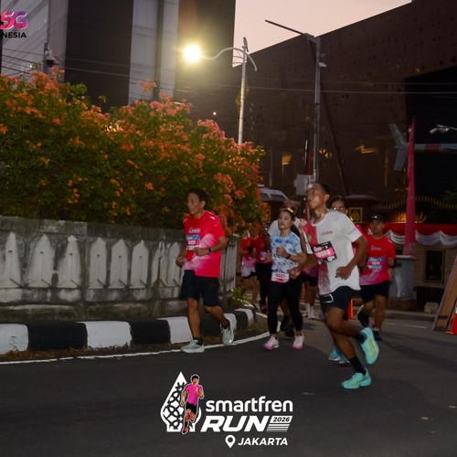 Race photo from SMARTFREN RUN 2026