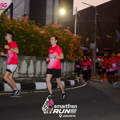 Race photo from SMARTFREN RUN 2026