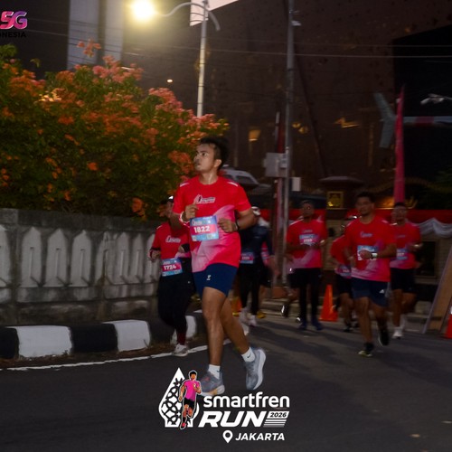 Race photo from SMARTFREN RUN 2026