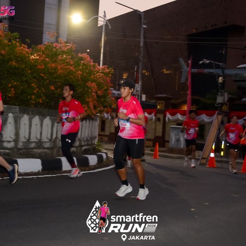 Race photo from SMARTFREN RUN 2026