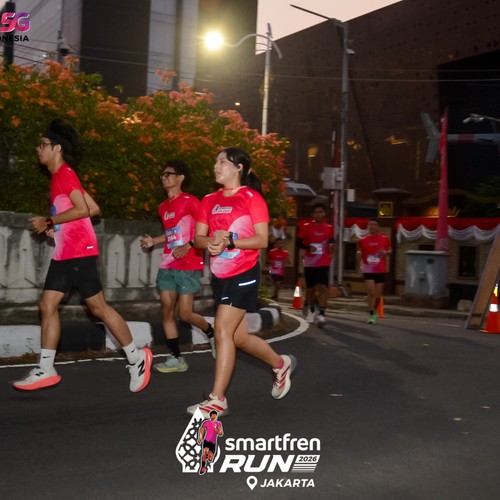 Race photo from SMARTFREN RUN 2026