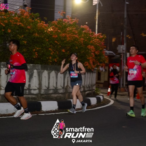 Race photo from SMARTFREN RUN 2026