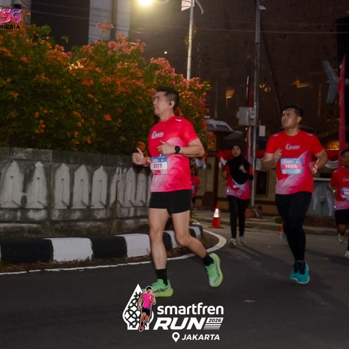Race photo from SMARTFREN RUN 2026