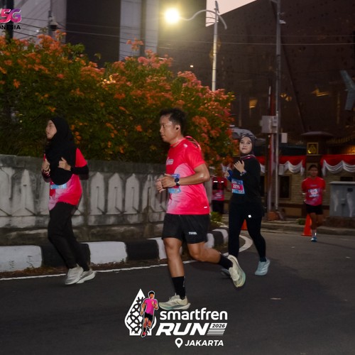 Race photo from SMARTFREN RUN 2026